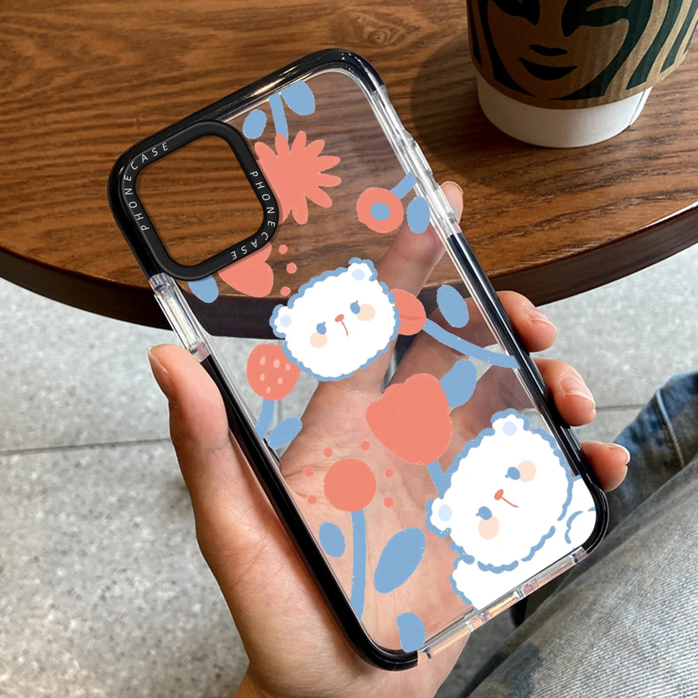 Cartoon Cute Bear Case for iPhone 14ProMax 14Plus 13Pro 12Pro 11 Pro Max Transparent Cover for iPhone 14 13 12 11 Luxury Capas
Cartoon Cute Bear Case for iPhone 14ProMax 14Plus 13Pro 12Pro 11 Pro Max Transparent Cover for iPhone 14 13 12 11 Luxury Capas