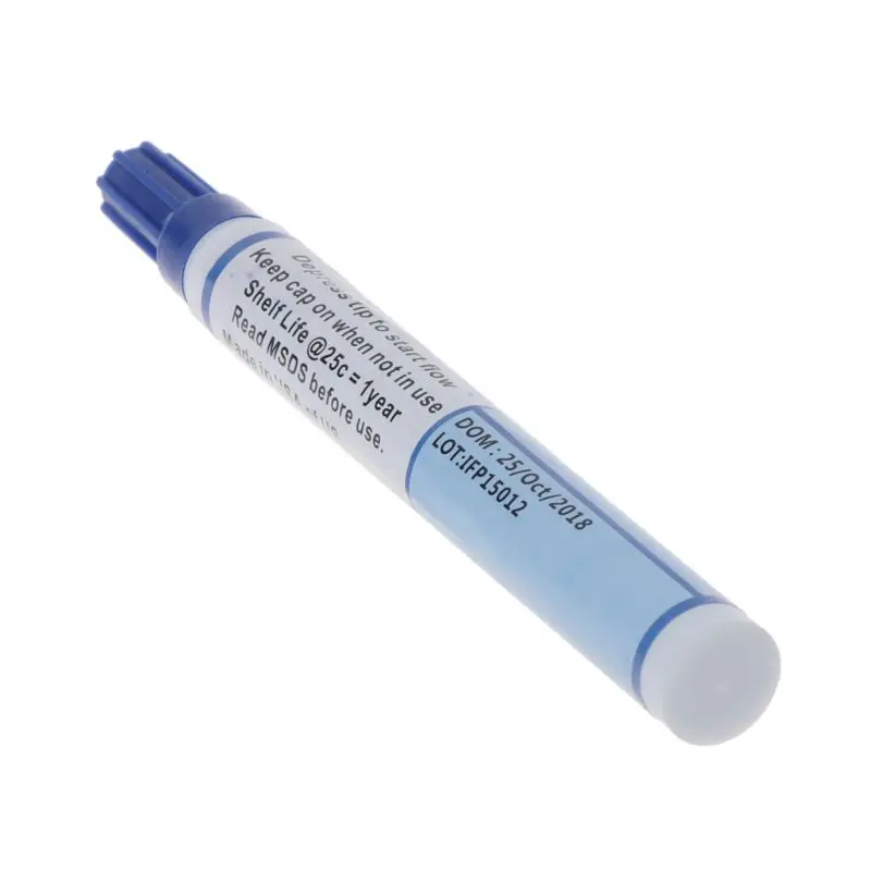 Flux Pen PCB Soldering Applicator Brush Head No Clean BON102 Rosin Solid Low Power Non-Corrosive For DIY 951 10ml Solder Tool
Flux Pen PCB Soldering Applicator Brush Head No Clean BON102 Rosin Solid Low Power Non-Corrosive For DIY 951 10ml Solder Tool