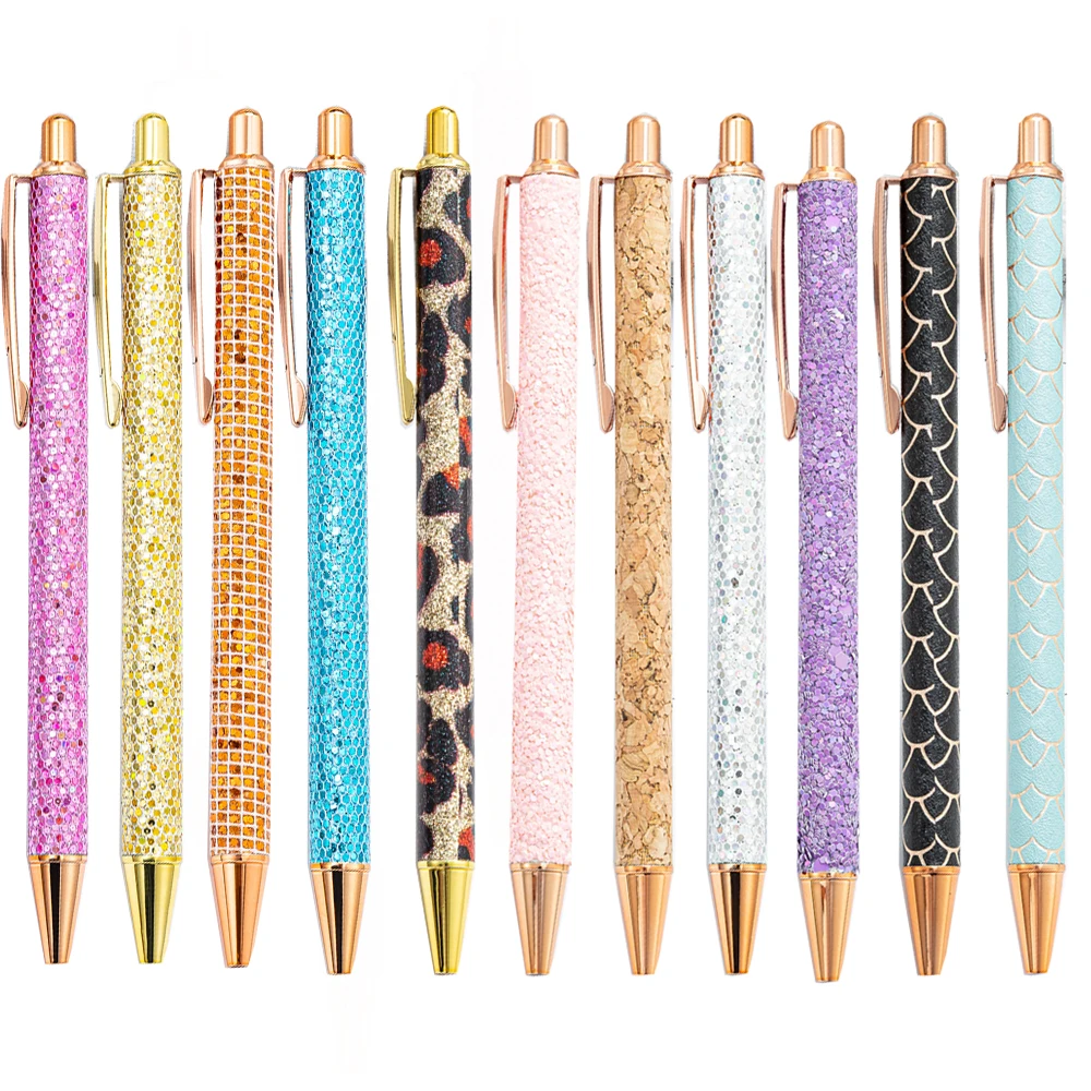 50Pcs Comfortable Writing Ballpoint Metal Retractable Pretty Journaling Pen Black Ink Cute Gifts Office Supplies For Women & Men
50Pcs Comfortable Writing Ballpoint Metal Retractable Pretty Journaling Pen Black Ink Cute Gifts Office Supplies For Women & Men