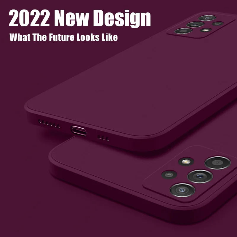 For Samsung Galaxy S22 Ultra S21 Plus S20 FE A52 A52S A72 A71 A51 A50 A70 Square Liquid Silicone Phone Case Shockproof Cover
For Samsung Galaxy S22 Ultra S21 Plus S20 FE A52 A52S A72 A71 A51 A50 A70 Square Liquid Silicone Phone Case Shockproof Cover
