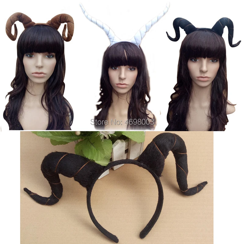 Handmade Sheep Horn Headband Accessory Demon Evil Gothic Lolita Cosplay Halloween Headwear Prop Feel Free Change The Shape
Handmade Sheep Horn Headband Accessory Demon Evil Gothic Lolita Cosplay Halloween Headwear Prop Feel Free Change The Shape