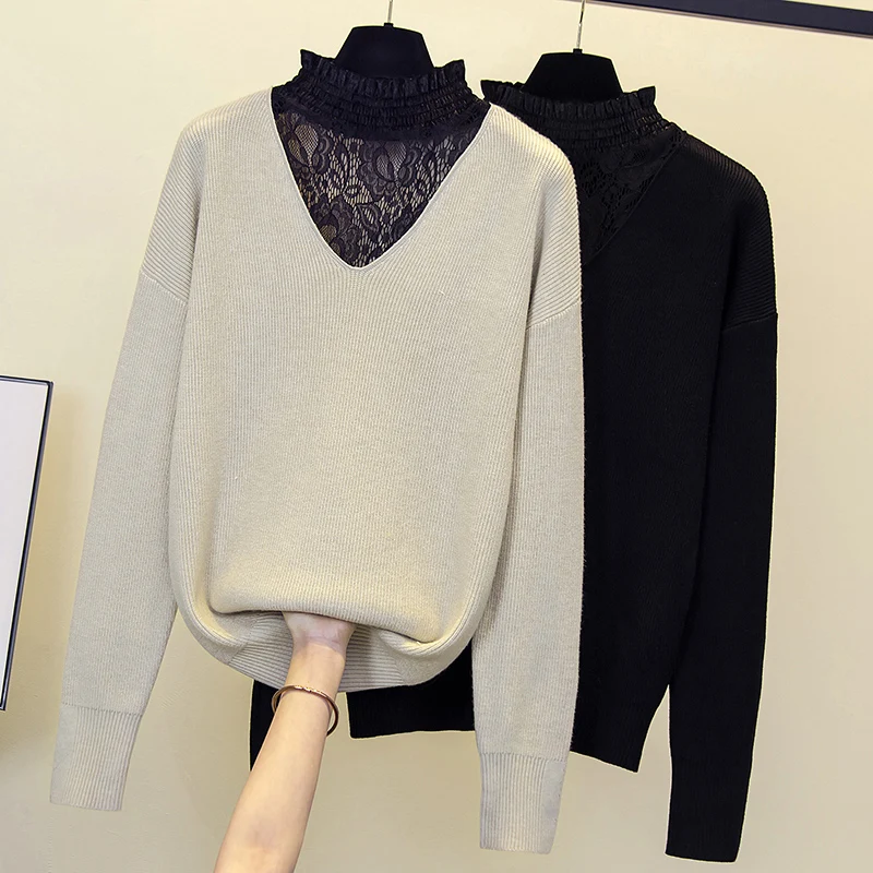 Женский вязаный свитер с бахромой, повседневный длинный разноцветный пуловер с V-образным вырезом, размеры до 4XL, 2021 
Женский вязаный свитер с бахромой, повседневный длинный разноцветный пуловер с V-образным вырезом, размеры до 4XL, 2021