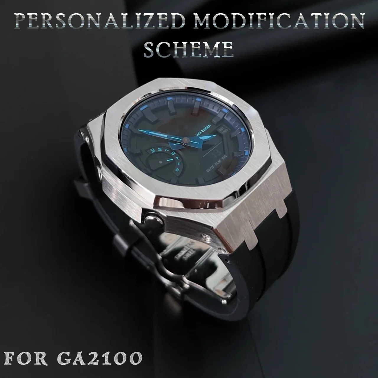 Stainless Steel Precious Metal for Ga2100 Casioak Metal Bezel for 3gen Generation Casio Metal Case Rubber Replacement Strap KIT
Stainless Steel Precious Metal for Ga2100 Casioak Metal Bezel for 3gen Generation Casio Metal Case Rubber Replacement Strap KIT