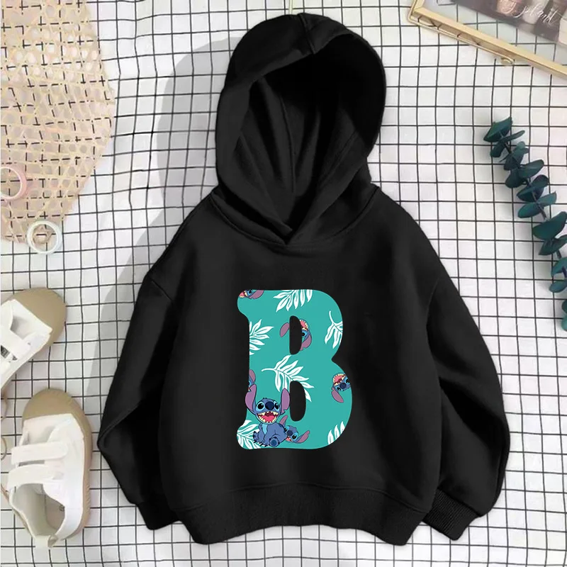 Children's Hoodies Stitch New Letter A B C D Name Combination Pullover Anime Cartoons Casual Clothes Girls Boys Kid Kawaii Tops
Children's Hoodies Stitch New Letter A B C D Name Combination Pullover Anime Cartoons Casual Clothes Girls Boys Kid Kawaii Tops