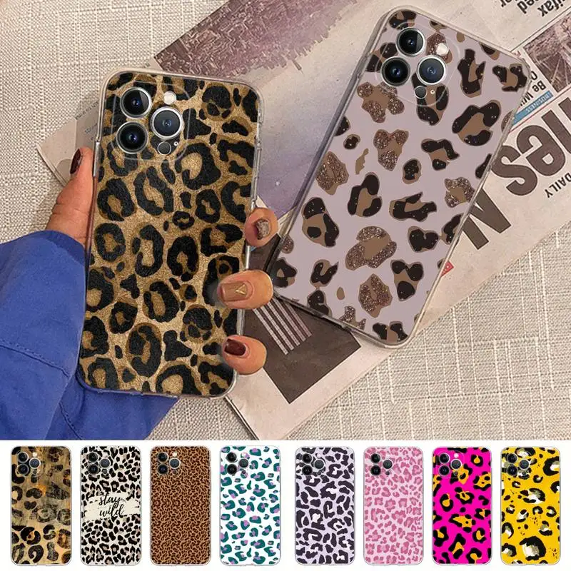 Luxury Leopard Phone Case Silicone Soft for iphone 14 13 12 11 Pro Mini XS MAX 8 7 6 Plus X XS XR Cover
Luxury Leopard Phone Case Silicone Soft for iphone 14 13 12 11 Pro Mini XS MAX 8 7 6 Plus X XS XR Cover