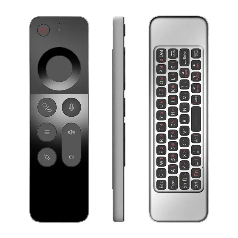 W3 2.4G Wireless Voice Air Mouse Remote Controller Mini Keyboard For Android TV BOX / Windows / Mac OS / Linux Gyroscope Remote
W3 2.4G Wireless Voice Air Mouse Remote Controller Mini Keyboard For Android TV BOX / Windows / Mac OS / Linux Gyroscope Remote