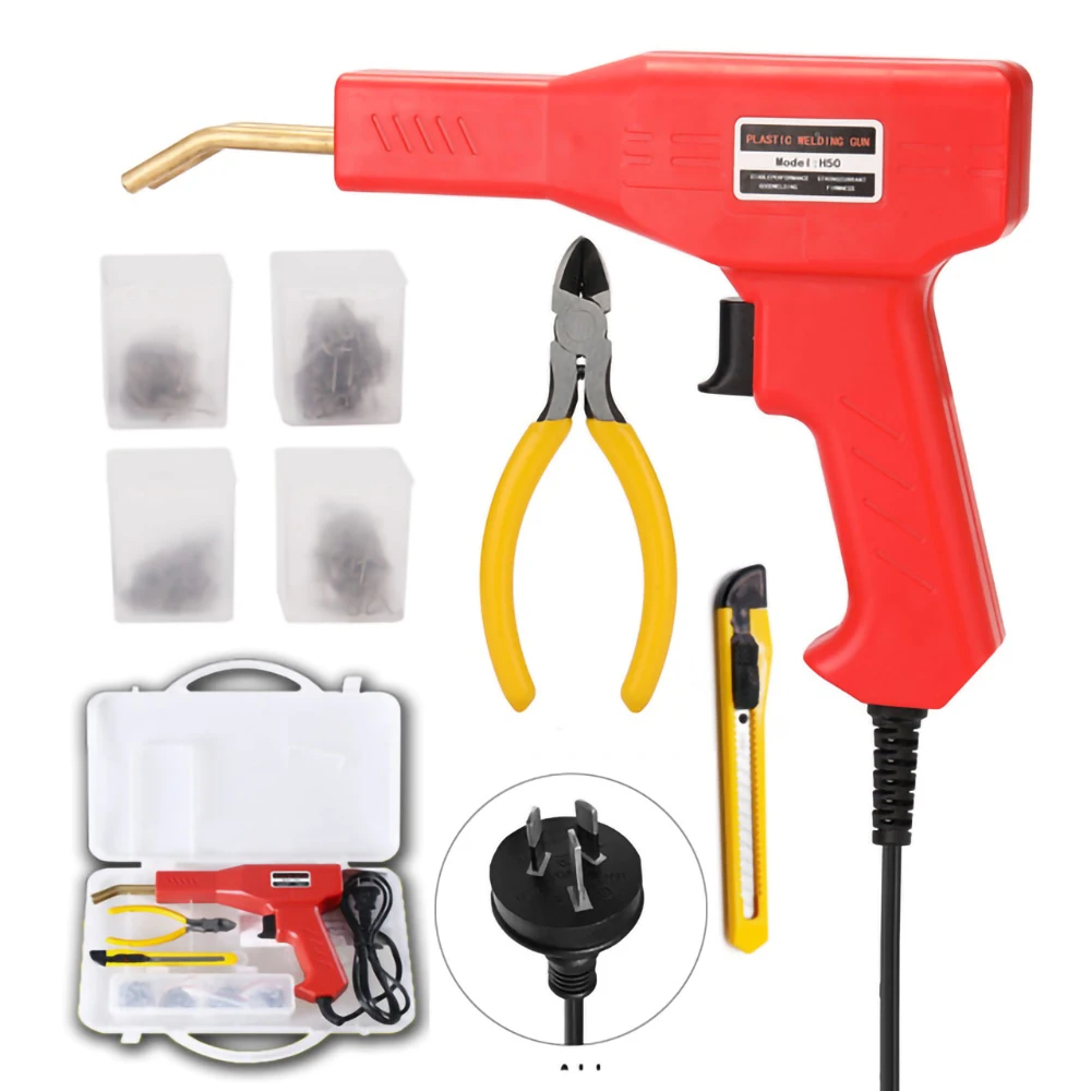 Plastic Welder Gun Hot Stapler Welding Machine Soldering Iron for Plastic Staple PVC Repairing Machine Car Bumper Repair Tools
Plastic Welder Gun Hot Stapler Welding Machine Soldering Iron for Plastic Staple PVC Repairing Machine Car Bumper Repair Tools