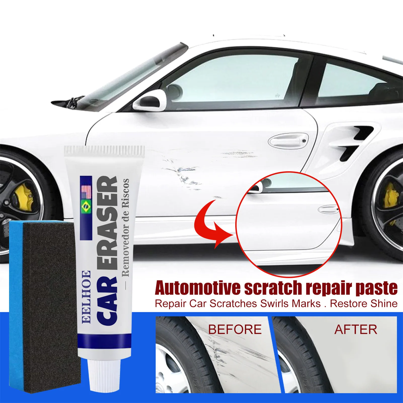 Car Scratch Remover Car Scratch Removal Fast Auto Car Wax Scratch Remover For Vehicles Long-Lasting Protection
Car Scratch Remover Car Scratch Removal Fast Auto Car Wax Scratch Remover For Vehicles Long-Lasting Protection