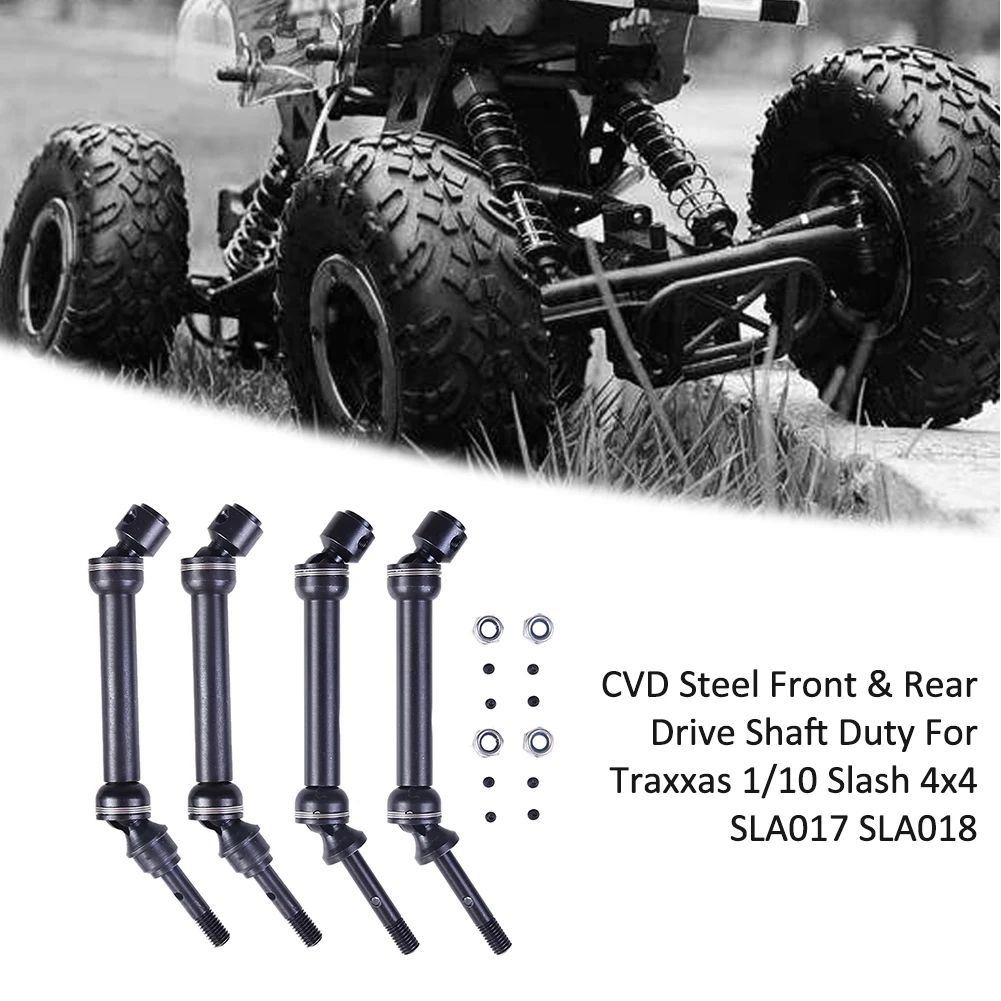 CVD стальной передний и задний приводной вал для Traxxas 1/10 Slash 4X4 SLA017 SLA018 и 1 шт. драйвер Haft для Huanqi HQ 727
CVD стальной передний и задний приводной вал для Traxxas 1/10 Slash 4X4 SLA017 SLA018 и 1 шт. драйвер Haft для Huanqi HQ 727