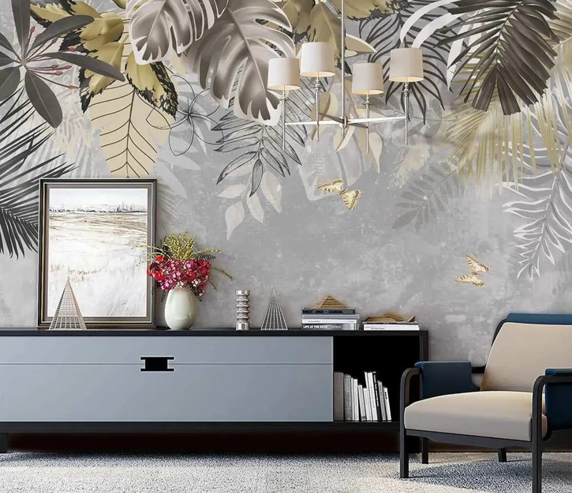 Custom Tropical plants Wall Mural Wallpaper Modern Art Wall Painting Large Murals wallpapers Living Room Restaurant home Decor
Custom Tropical plants Wall Mural Wallpaper Modern Art Wall Painting Large Murals wallpapers Living Room Restaurant home Decor