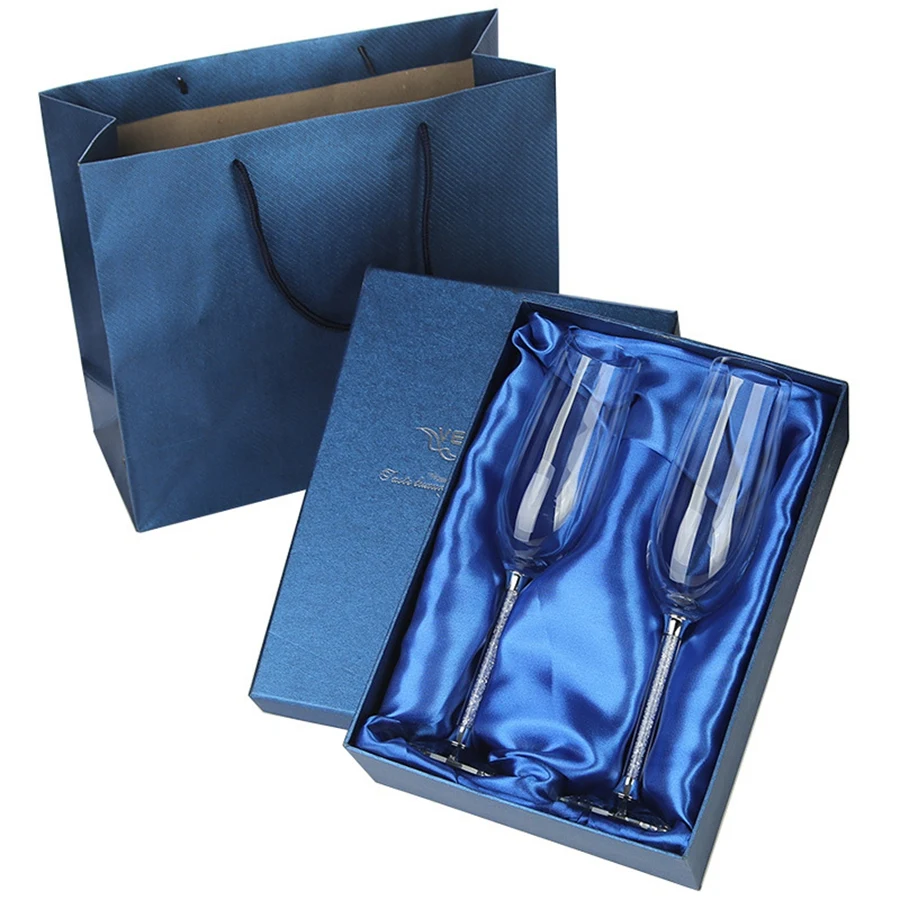 2Pc Wedding Glasses Personalized Champagne Flutes Crystalline Party Gift Toasting Glass Goblet
2Pc Wedding Glasses Personalized Champagne Flutes Crystalline Party Gift Toasting Glass Goblet