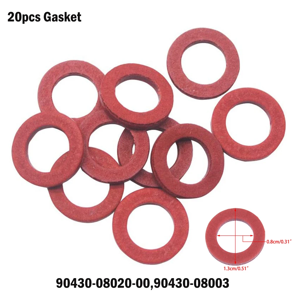 Durable FOR YMH Lower Unit Oil Drain Gasket GASKETS Car Accessories 20pcs 90430-08020-00 For YMH For Car Tools
Durable FOR YMH Lower Unit Oil Drain Gasket GASKETS Car Accessories 20pcs 90430-08020-00 For YMH For Car Tools