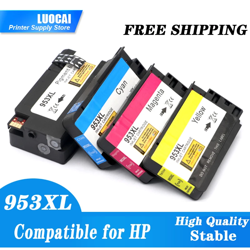 

1set Compatible Ink Cartridge 953 953XL for HP 953 Pro 7720 7740 8210 8218 8710 8715 8718 8719 8720 8725 8728 8730 8740 Printer