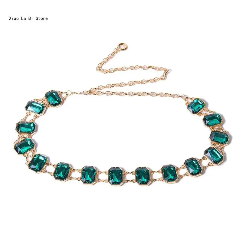 Emerald Chain Belt for Women Party Dress Chain Waist Belt Decorative Belly Chain XXFD
Emerald Chain Belt for Women Party Dress Chain Waist Belt Decorative Belly Chain XXFD