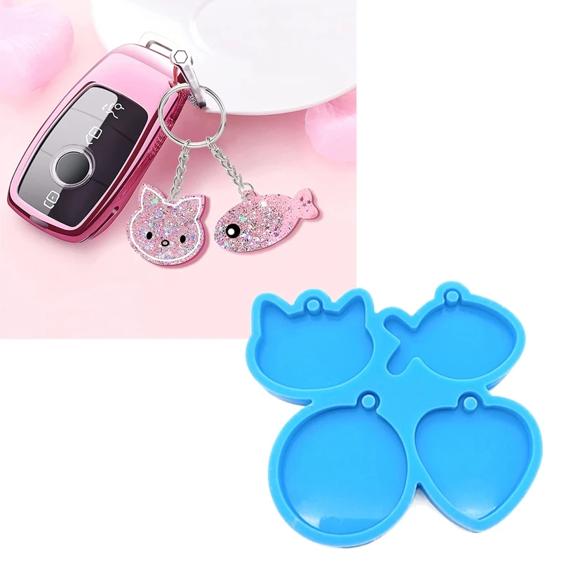 R3MC Silicone Molds for Resin Fish Handmade Keychain Silicone Mold with Hole Keychain Molds for DIY Keychains JewelryKey
R3MC Silicone Molds for Resin Fish Handmade Keychain Silicone Mold with Hole Keychain Molds for DIY Keychains JewelryKey