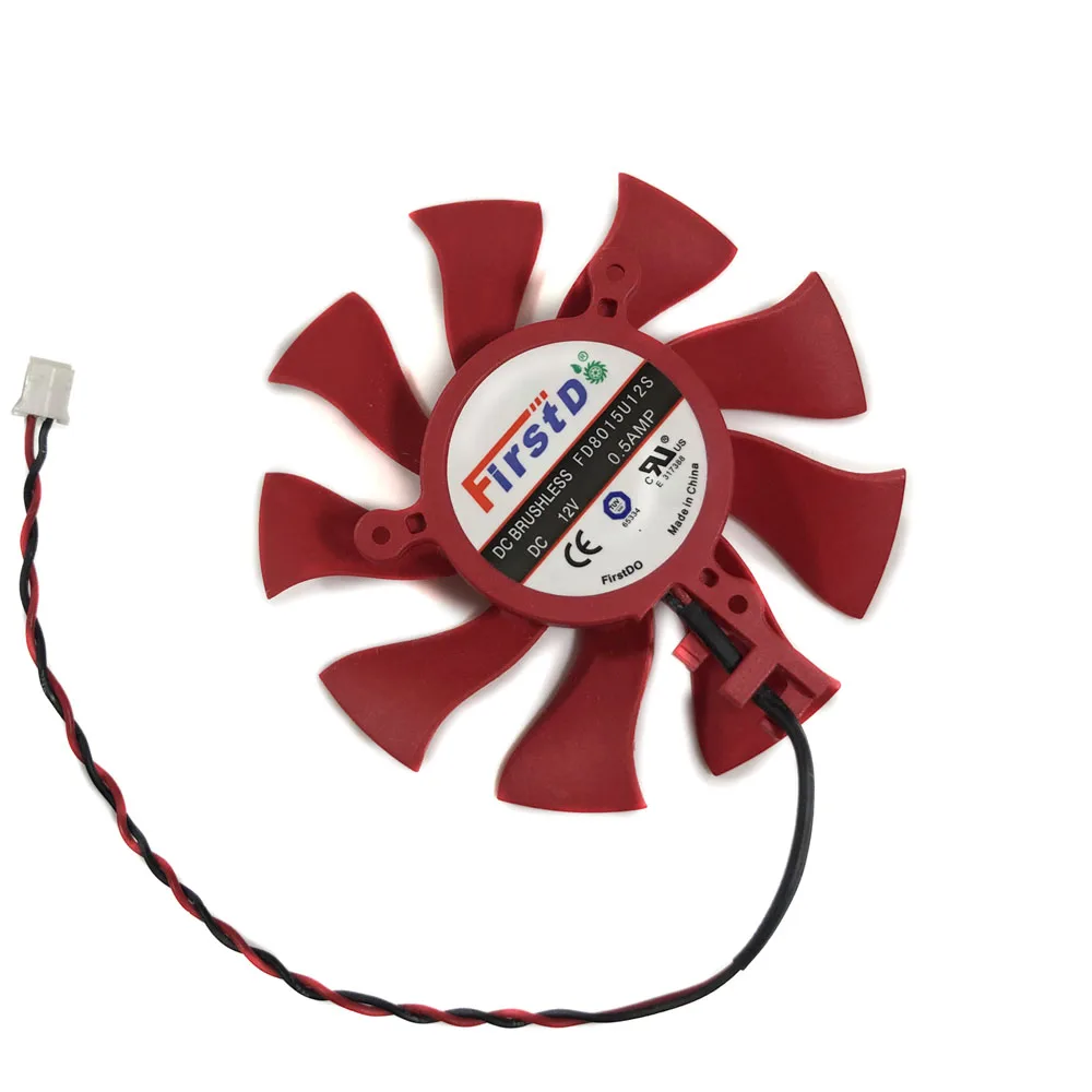 Graphics Card Cooling Fan,VGA Cooler,75mm 2Wire 2Pin FD8015H12S FD8015U12S,For Sapphire HD4890 HD5770 HD5870 HD6770 HD6790
Graphics Card Cooling Fan,VGA Cooler,75mm 2Wire 2Pin FD8015H12S FD8015U12S,For Sapphire HD4890 HD5770 HD5870 HD6770 HD6790