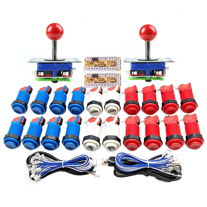 2Person Elliptical Arcade Kit Elliptical Bat Joystick Handle LED Chrome Arcade Button Arcade Standard Controller Diygame
2Person Elliptical Arcade Kit Elliptical Bat Joystick Handle LED Chrome Arcade Button Arcade Standard Controller Diygame