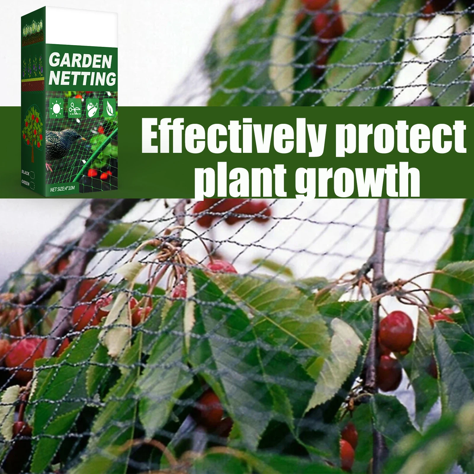 Multipurpose Garden Netting Reusable Heavy Duty Plant Grow Fence for Fruits Vegetables Vining Plants _WK
Multipurpose Garden Netting Reusable Heavy Duty Plant Grow Fence for Fruits Vegetables Vining Plants _WK