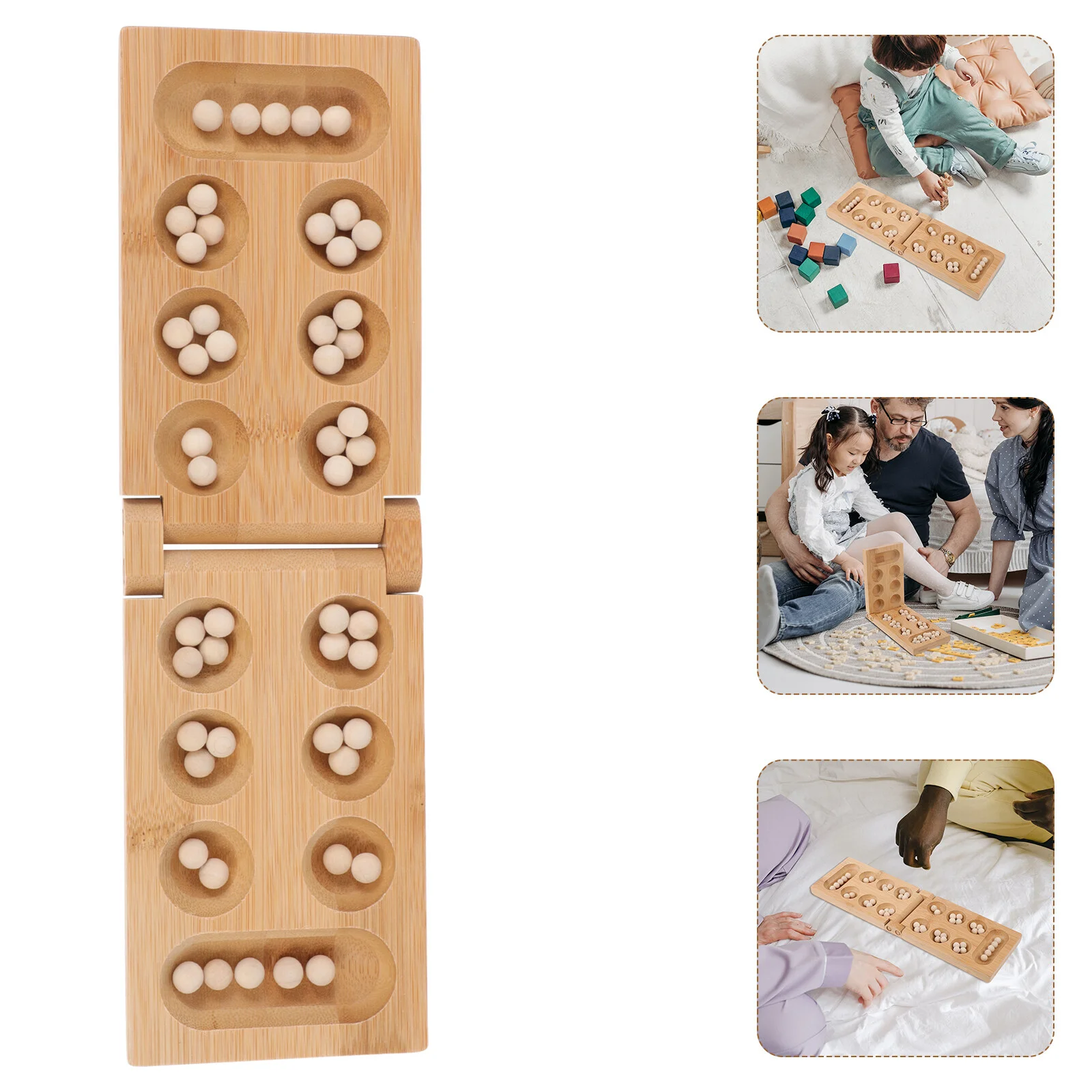 Carla Mancala Board Game Children Chess Early Education Logic Training Plaything Educational Toy Travel
Carla Mancala Board Game Children Chess Early Education Logic Training Plaything Educational Toy Travel