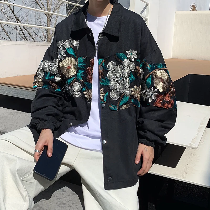High quality Autumn Embroidered Coat Men's Fashion Brand ins Casual China-Chic bf Ruffian Style Versatile Jacket
High quality Autumn Embroidered Coat Men's Fashion Brand ins Casual China-Chic bf Ruffian Style Versatile Jacket