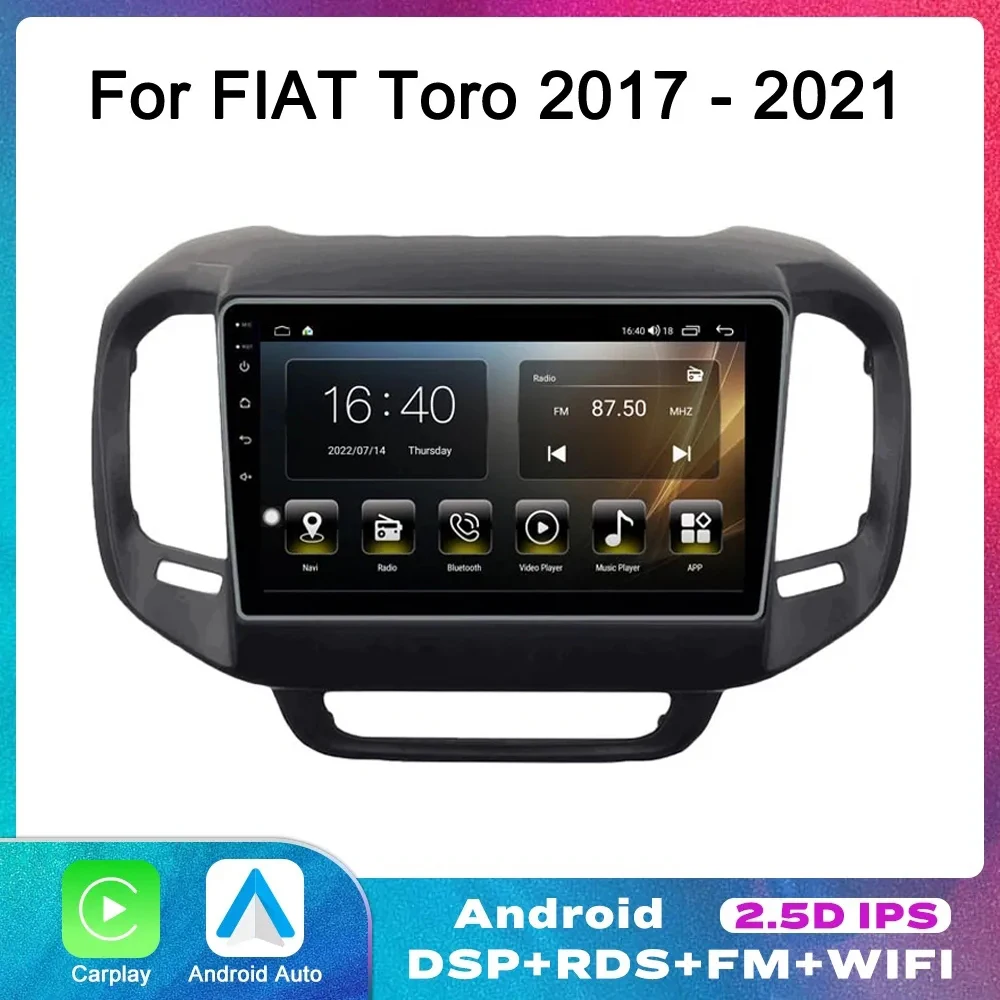Автомагнитола 9 дюймов, стерео, 2 Din, Android 13 для FIAT Toro 2017-2021, мультимедийный видеоплеер, авто аудио, GPS экран, беспроводной Carplay
Автомагнитола 9 дюймов, стерео, 2 Din, Android 13 для FIAT Toro 2017-2021, мультимедийный видеоплеер, авто аудио, GPS экран, беспроводной Carplay