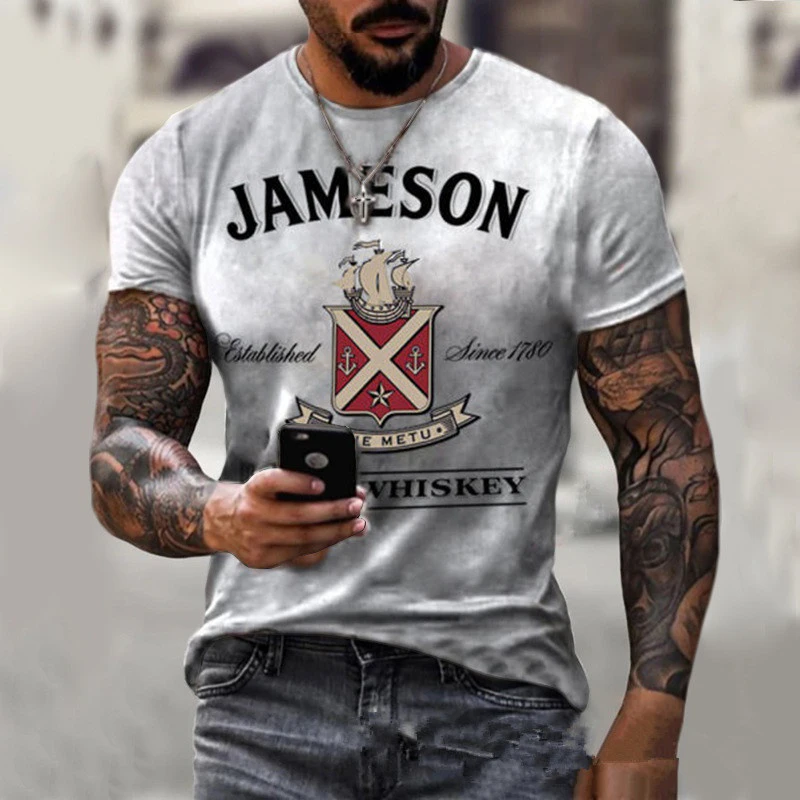 Summer T-Shirt 3D Printed Short Sleeve New Handsome and Fashionable Men's Street Casual Sweatshirt Male O-Neck Oversized T-Shirt
Summer T-Shirt 3D Printed Short Sleeve New Handsome and Fashionable Men's Street Casual Sweatshirt Male O-Neck Oversized T-Shirt