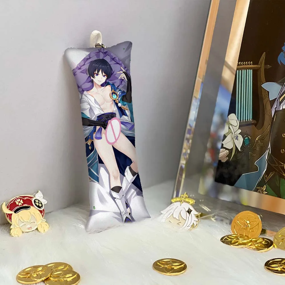 Аксессуары для путешествий Genshin ударопрочный кулон мини-брелок Dakimakura Подвеска для телефона Милая подушка для тела Подвеска для сумки двуст...
Аксессуары для путешествий Genshin ударопрочный кулон мини-брелок Dakimakura Подвеска для телефона Милая подушка для тела Подвеска для сумки двуст...
