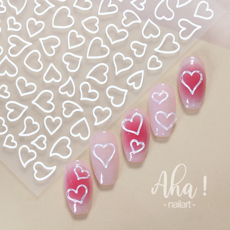 Heart Shape Series Nail Sticker Design Black Red Adhesive Sliders Hollow Out Love Sticker Press On Nails DIY Manicure Supplies
Heart Shape Series Nail Sticker Design Black Red Adhesive Sliders Hollow Out Love Sticker Press On Nails DIY Manicure Supplies
