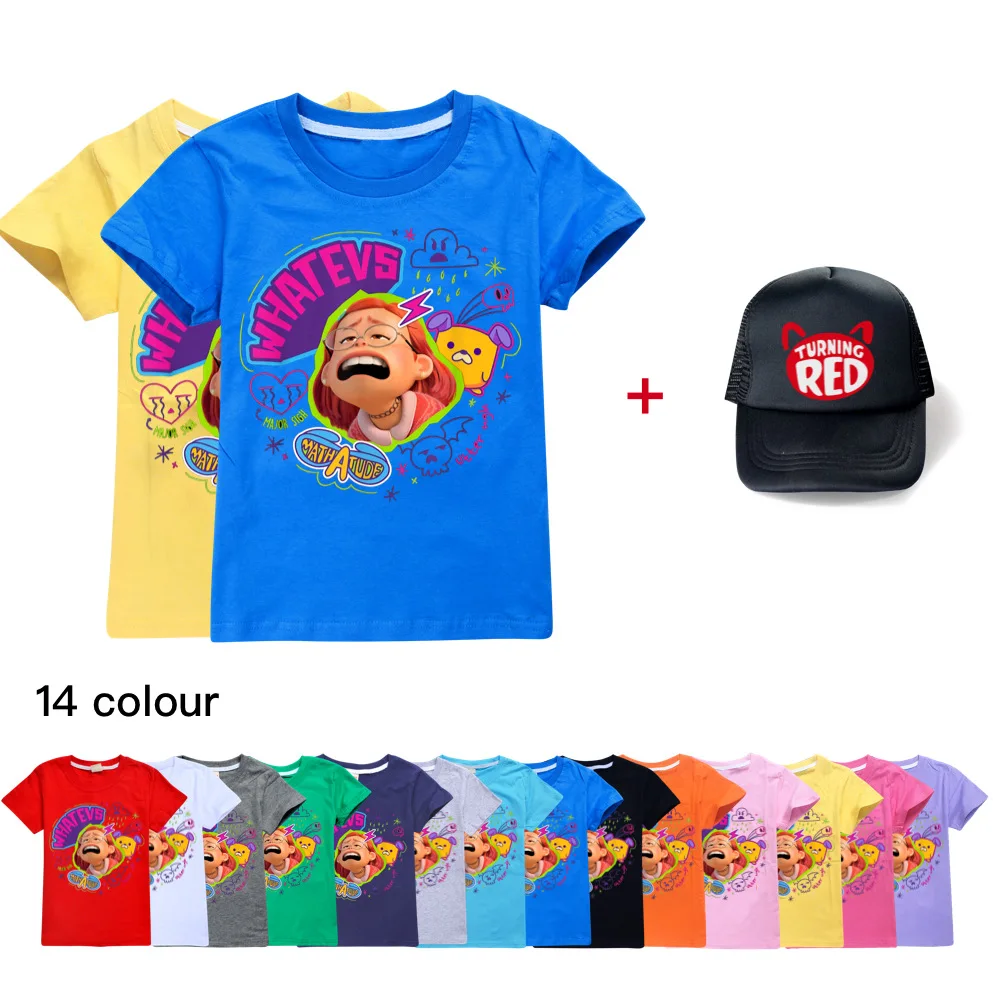 2022 New Disney Turning Red Summer Matching Cartoon Printing Comfortable Fashion Boys and Girls Short-Sleeved T-Shirt + Hat
2022 New Disney Turning Red Summer Matching Cartoon Printing Comfortable Fashion Boys and Girls Short-Sleeved T-Shirt + Hat