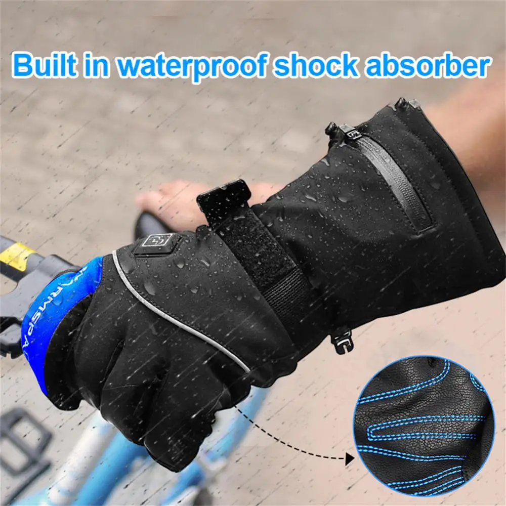Pu Wear-resistant Ski Hot Gloves Waterproof Full Finger Warm Gloves 3 Speed Temperature Adjustment Electric Gloves 4000mah
Pu Wear-resistant Ski Hot Gloves Waterproof Full Finger Warm Gloves 3 Speed Temperature Adjustment Electric Gloves 4000mah