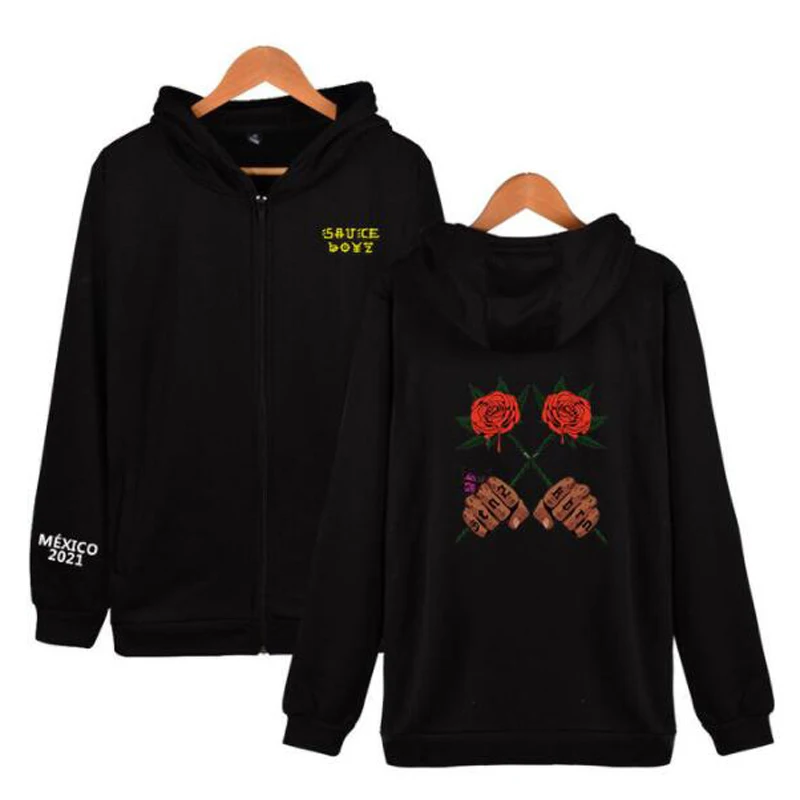 Eladio Carrion Merch Mens Casual Zipper Jackets Hooded Coats Sweatshirts Male Fashion Bomber Hooded Jacket Coats Male Outwear
Eladio Carrion Merch Mens Casual Zipper Jackets Hooded Coats Sweatshirts Male Fashion Bomber Hooded Jacket Coats Male Outwear