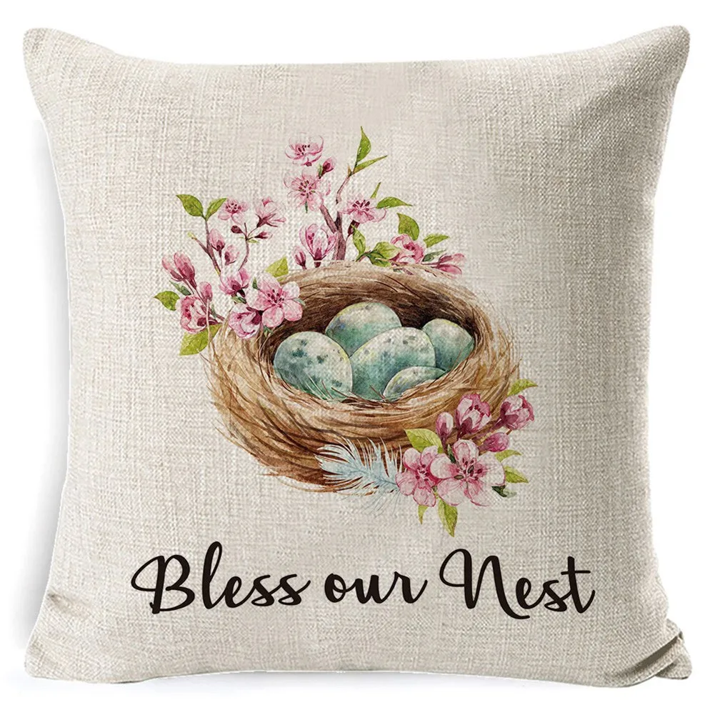 45X45cm Easter Party Eggs Bunny Rabbit Printed Pillow Covers Sofa Car Waist Cotton Linen Cushion Cover Home Decor Pillowcase
45X45cm Easter Party Eggs Bunny Rabbit Printed Pillow Covers Sofa Car Waist Cotton Linen Cushion Cover Home Decor Pillowcase