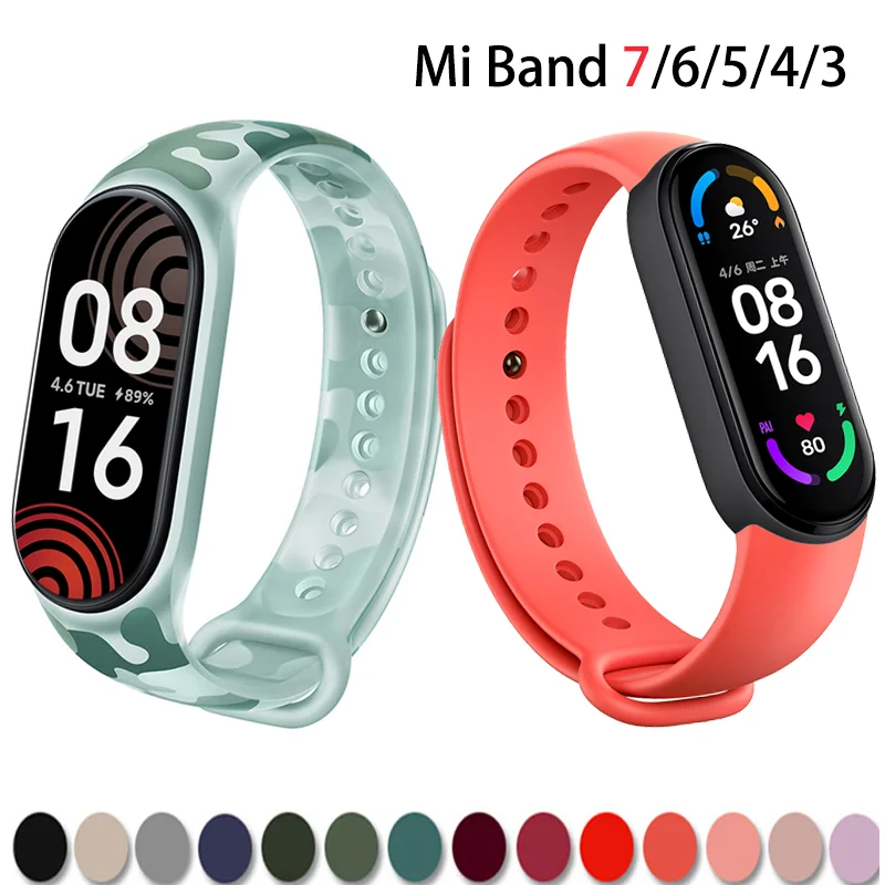 Strap for Xiaomi Mi Band 6 7 bracelet Sport silicone watch wristband Miband band6 band4 wriststrap For Xiaomi mi band 3 4 5 6 7
Strap for Xiaomi Mi Band 6 7 bracelet Sport silicone watch wristband Miband band6 band4 wriststrap For Xiaomi mi band 3 4 5 6 7
