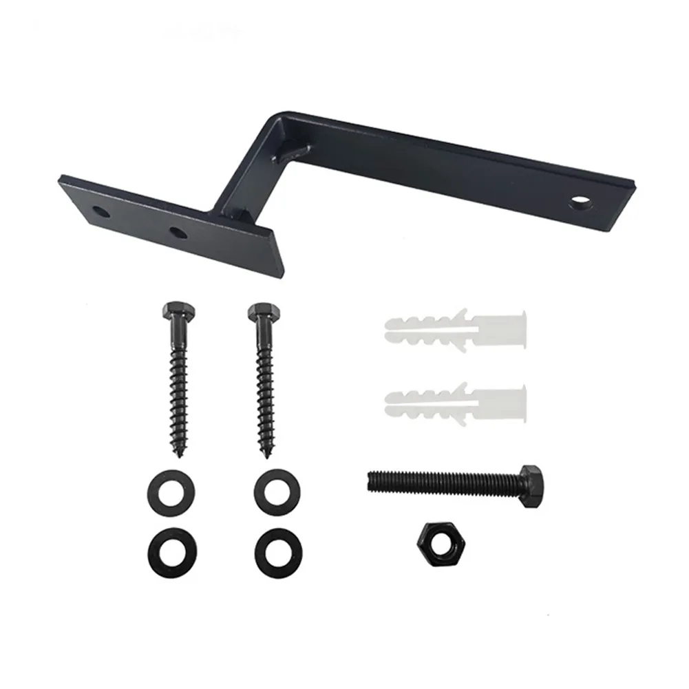 Barn Door Slide Track Black 6.5mm Thickness Integrated Bracket Large Wheel Type Carbon Steel Door Hanger Tool Home Hardware
Barn Door Slide Track Black 6.5mm Thickness Integrated Bracket Large Wheel Type Carbon Steel Door Hanger Tool Home Hardware