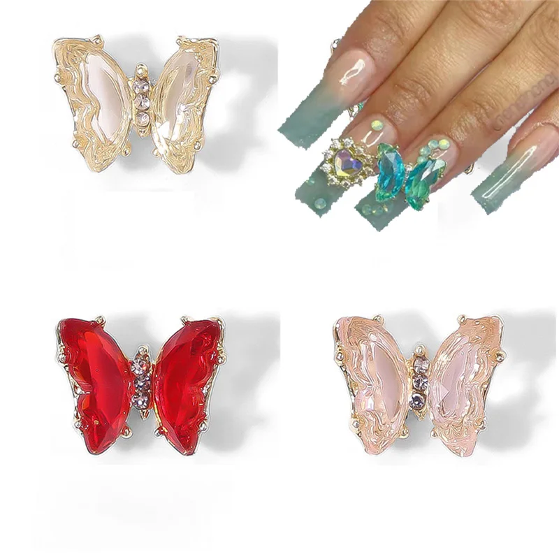 5Pcs Big Butterfly Rhinestones Chamrs Elegant Nail Decorations Crystal Aurora 3D Alloy Gold Jewelry DIY Manicure Accessories A65
5Pcs Big Butterfly Rhinestones Chamrs Elegant Nail Decorations Crystal Aurora 3D Alloy Gold Jewelry DIY Manicure Accessories A65