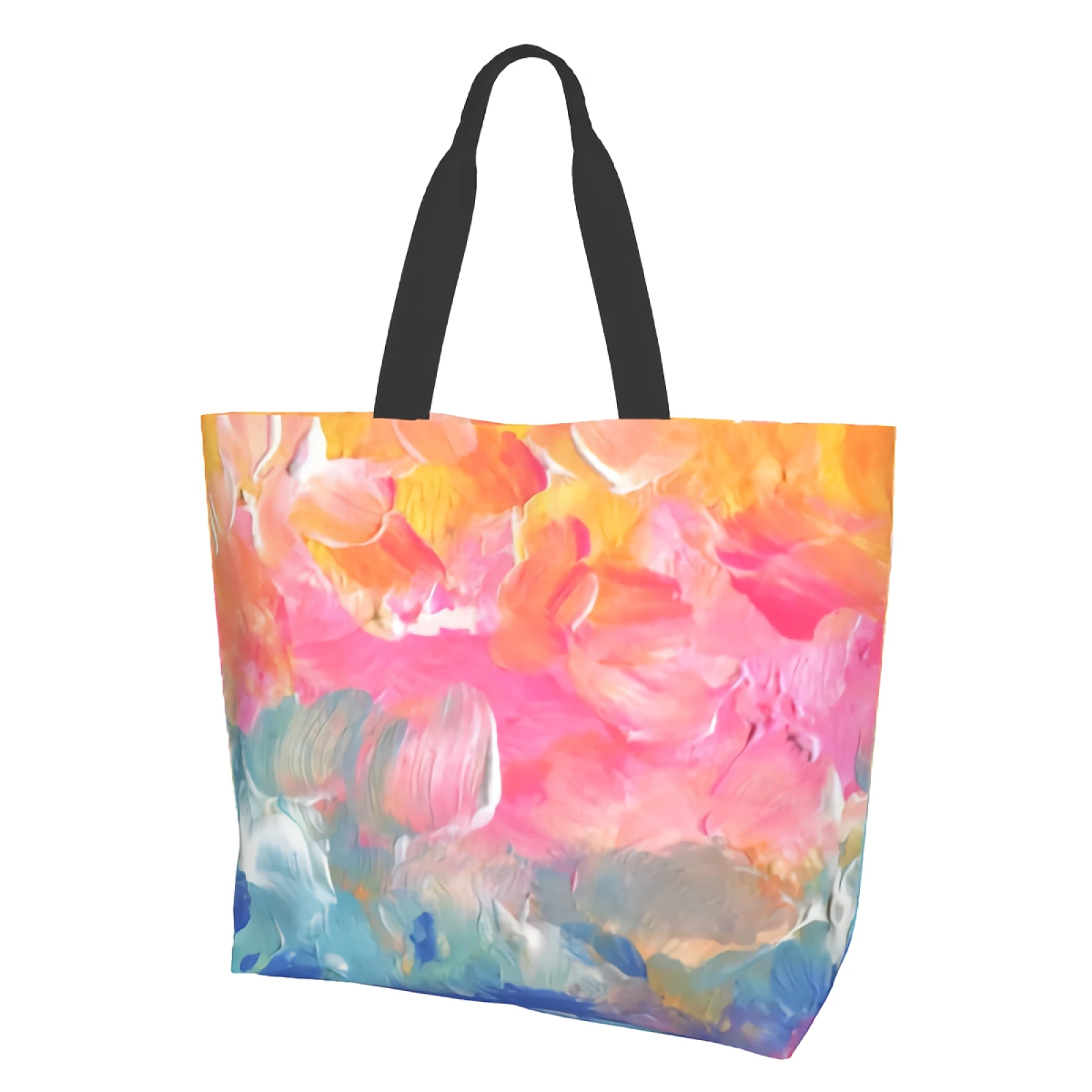 Abstract Watercolor Reusable Tote Bag Shopping Travel Storage Tote Lightweight Washable Shoulder Bags Handbag
Abstract Watercolor Reusable Tote Bag Shopping Travel Storage Tote Lightweight Washable Shoulder Bags Handbag