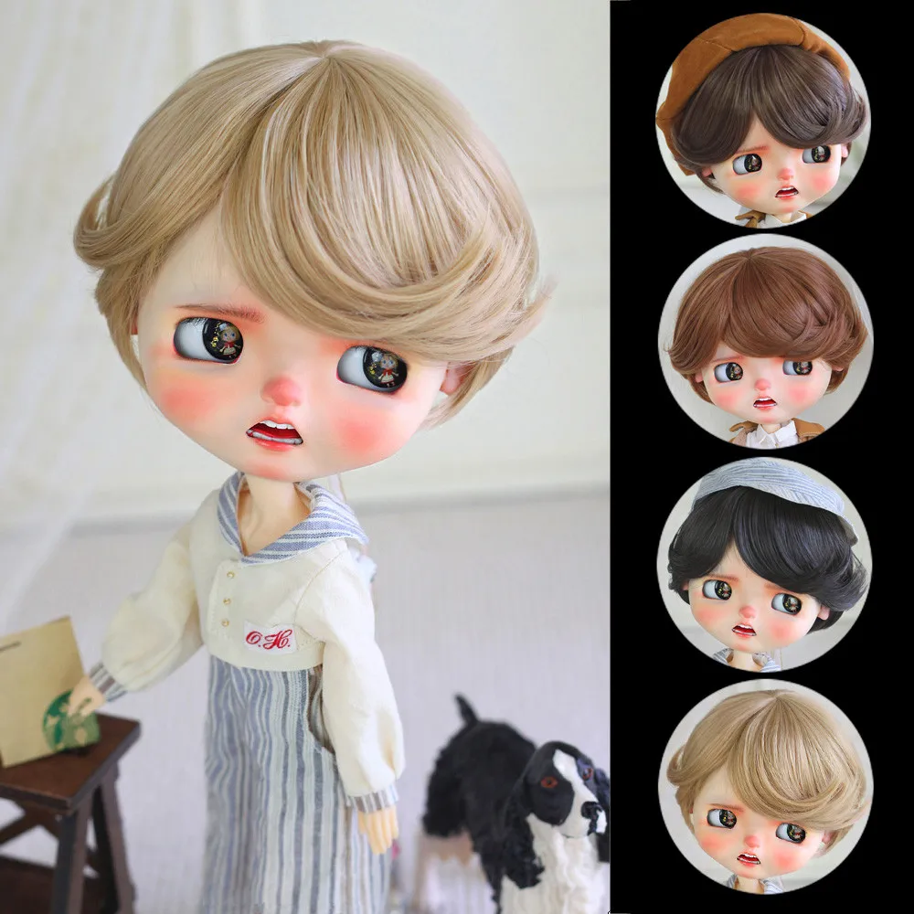 Парик кукольный Blythes, подходит для 1/6, 9-10 дюймов, модный, новый, подходящий ко всему, мягкий, высокотемпературный парик из коротких волос для мальчиков, абрикосового и черного цветов
Парик кукольный Blythes, подходит для 1/6, 9-10 дюймов, модный, новый, подходящий ко всему, мягкий, высокотемпературный парик из коротких волос для мальчиков, абрикосового и черного цветов