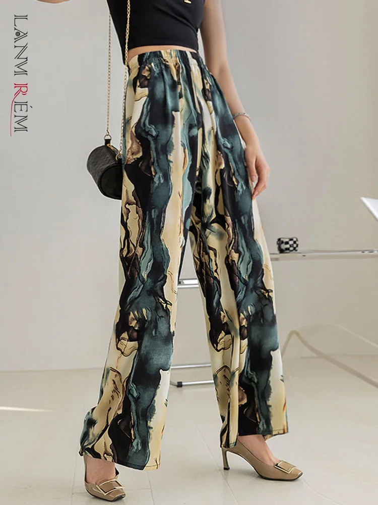 LANMREM 2022 Summer Autumn Thin Printing Loose Casual Trousers Ink Wavy Pattern High Waist Wide Leg Pants Women Fashion 2R3866
LANMREM 2022 Summer Autumn Thin Printing Loose Casual Trousers Ink Wavy Pattern High Waist Wide Leg Pants Women Fashion 2R3866