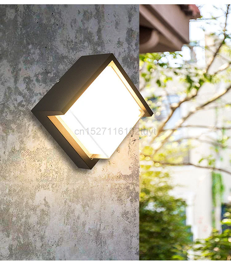 10pcs/Lot 12W 15W LED Outdoor Wall Lamp Acrylic Square Round Park Decorative Waterproof AC85-265V Bedroom Light
10pcs/Lot 12W 15W LED Outdoor Wall Lamp Acrylic Square Round Park Decorative Waterproof AC85-265V Bedroom Light