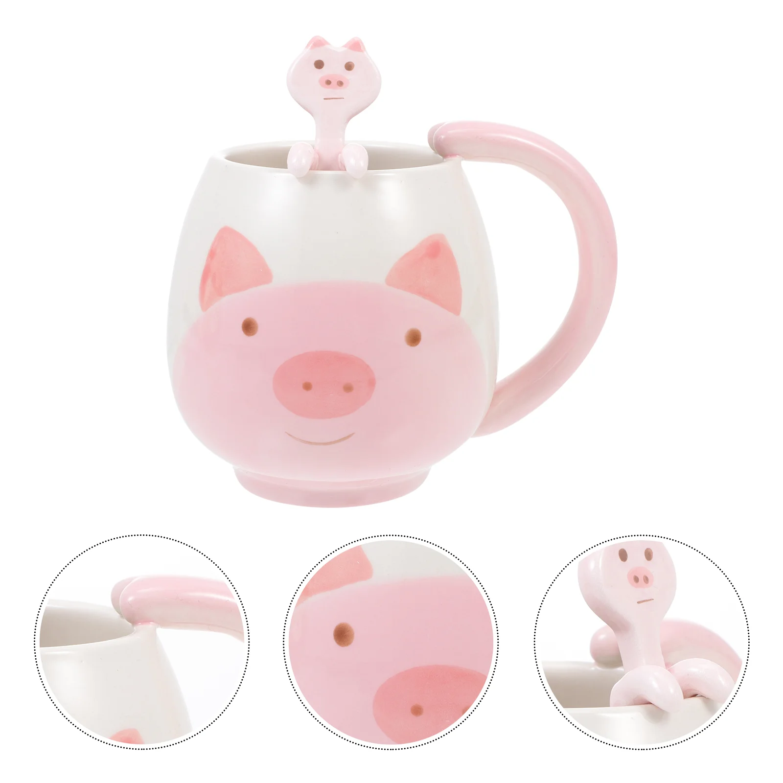1 Set Coffee Mug Creative Water Cup Ceramic Practical Coffee Cup Holder with Spoon
1 Set Coffee Mug Creative Water Cup Ceramic Practical Coffee Cup Holder with Spoon