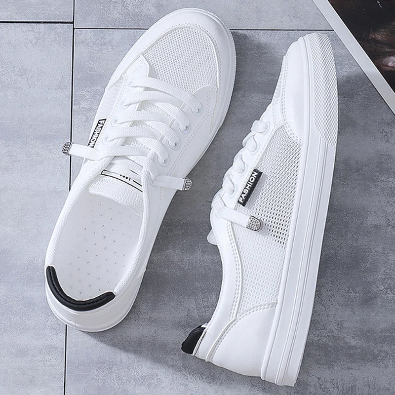 Maogu Breathable Mesh White Summer Flats Casual Sneakers 2023 Flat Slip on Sneakers Women's Vulcanize Shoes Women Casual Shoe 40
Maogu Breathable Mesh White Summer Flats Casual Sneakers 2023 Flat Slip on Sneakers Women's Vulcanize Shoes Women Casual Shoe 40