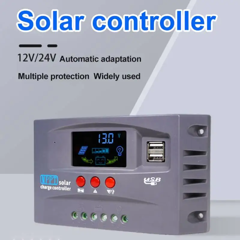 12V 24V Solar Charging Controller 10A 20A 30A MPPT Regulator LCD Display Large Screen Automatic Focusing Multiple Protections
12V 24V Solar Charging Controller 10A 20A 30A MPPT Regulator LCD Display Large Screen Automatic Focusing Multiple Protections