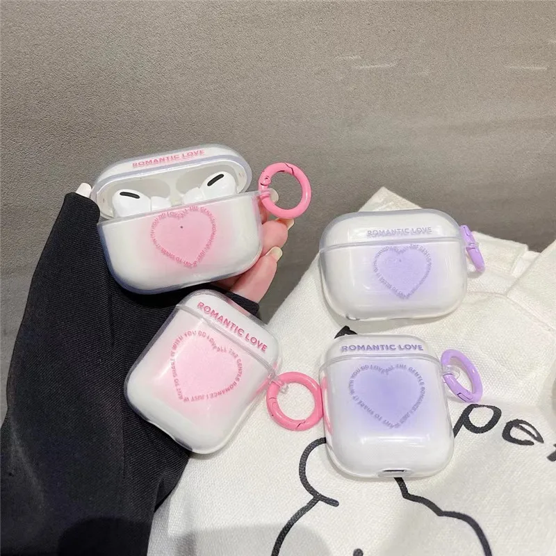 Чехол для ключей Airpods 1 2 3, мягкий прозрачный силиконовый чехол для защиты наушников, в форме сердца, карамельных цветов
Чехол для ключей Airpods 1 2 3, мягкий прозрачный силиконовый чехол для защиты наушников, в форме сердца, карамельных цветов