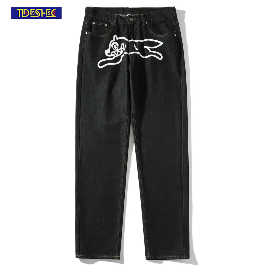Men Vintage Neutral Wide Leg Denim Trousers Loose Straight Jeans Printing Jeans Pants Fashion Casual Design Hip Hop 2022 Women
Men Vintage Neutral Wide Leg Denim Trousers Loose Straight Jeans Printing Jeans Pants Fashion Casual Design Hip Hop 2022 Women