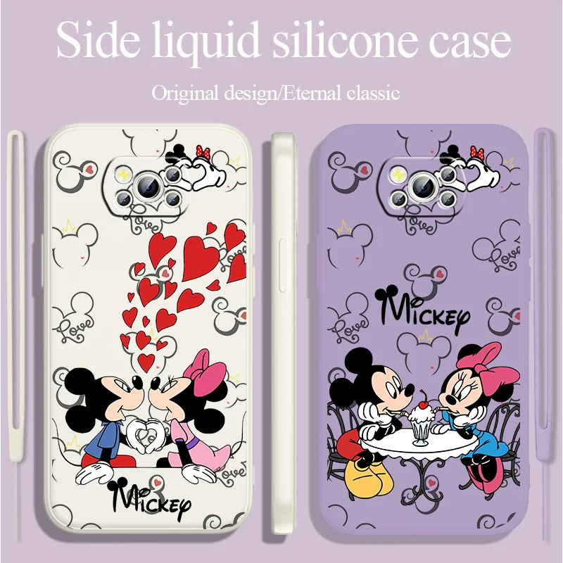 Mickey mouse Minnie love Liquid Rope Phone Case For Xiaomi Mi Poco X4 X3 NFC F4 F3 GT M5 M5s M4 M3 Pro C40 C3 5G Cover Shell
Mickey mouse Minnie love Liquid Rope Phone Case For Xiaomi Mi Poco X4 X3 NFC F4 F3 GT M5 M5s M4 M3 Pro C40 C3 5G Cover Shell