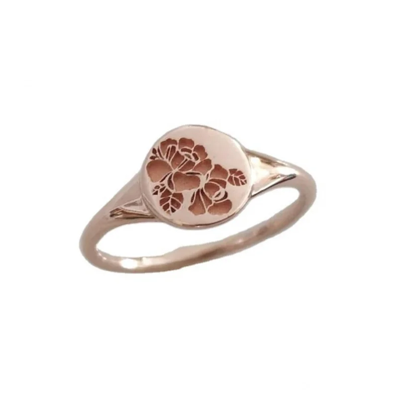 Exquisite Creative Rose Flower Ring Round Wild Women's Jewelry Simple Fashion Charm Party Finger Jewelry Accessories
Exquisite Creative Rose Flower Ring Round Wild Women's Jewelry Simple Fashion Charm Party Finger Jewelry Accessories