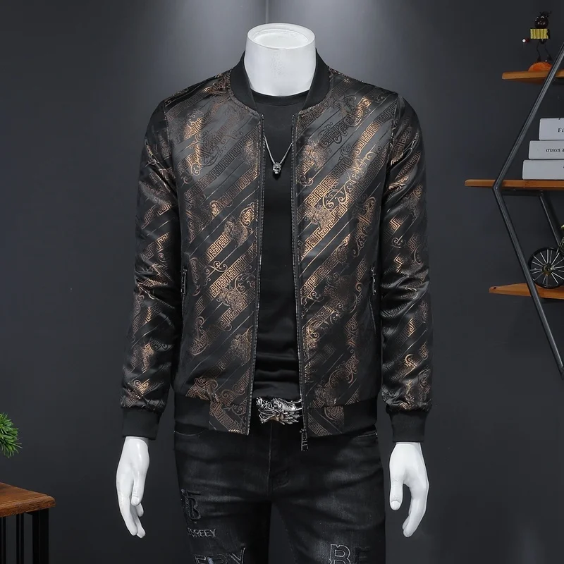 Men Luxury Vintage Bronze Print Jacket Autumn Slim Fit Bomber Jacket Stand Collar Casual Coat Streetwear Plus Size 5XL-M
Men Luxury Vintage Bronze Print Jacket Autumn Slim Fit Bomber Jacket Stand Collar Casual Coat Streetwear Plus Size 5XL-M