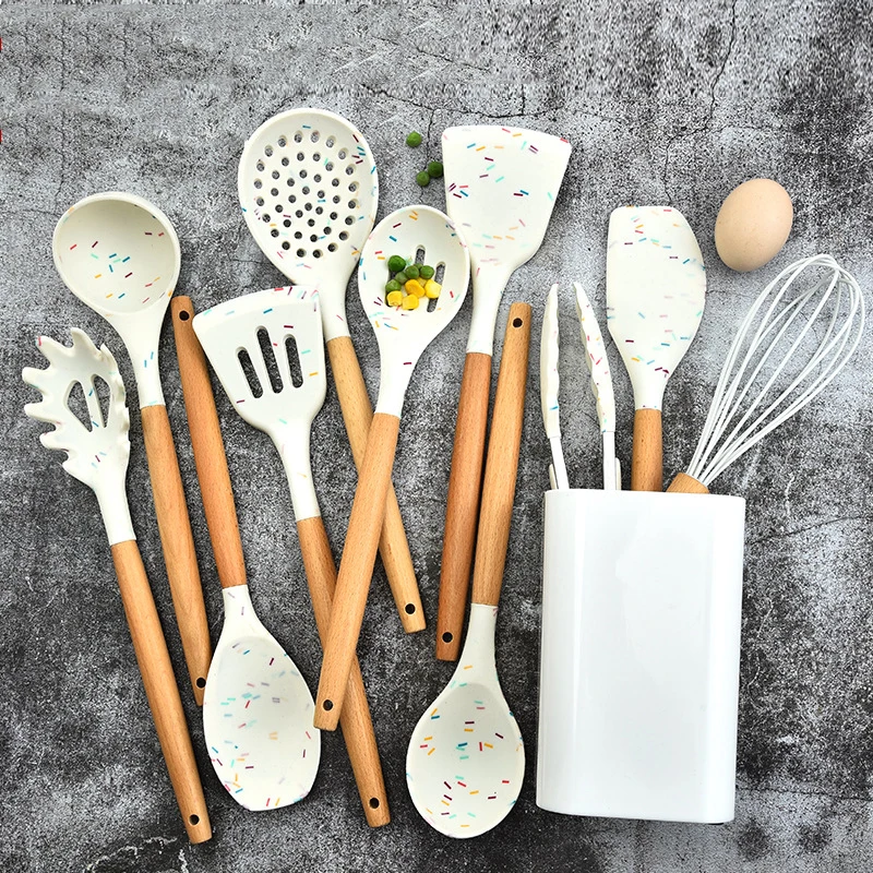 Non-stick Spatula Shovel Wooden Handle Kitchen tools accessories Kitchen things Silicone kitchen utensils Housewares kitchen
Non-stick Spatula Shovel Wooden Handle Kitchen tools accessories Kitchen things Silicone kitchen utensils Housewares kitchen