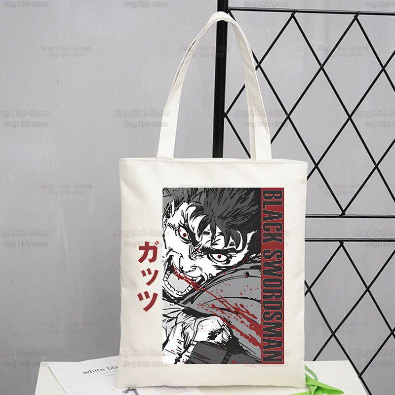 Manga Berserk Swordsman Gatsu Canvas Shoulder Bag Female Ulzzang Eco Large-Capacity Shopping Bag Graphic Tote Harajuku
Manga Berserk Swordsman Gatsu Canvas Shoulder Bag Female Ulzzang Eco Large-Capacity Shopping Bag Graphic Tote Harajuku