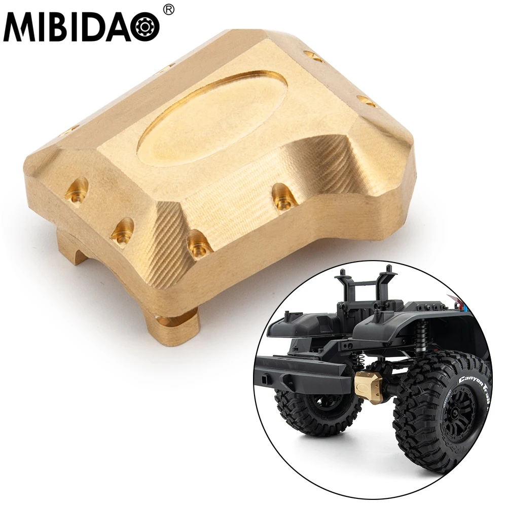 MIBIDAO Heavy Duty Brass Counterweight Axle Diff Cover For 1/10 TRX4 TRX-4 RC Crawler Car Upgrade Parts
MIBIDAO Heavy Duty Brass Counterweight Axle Diff Cover For 1/10 TRX4 TRX-4 RC Crawler Car Upgrade Parts